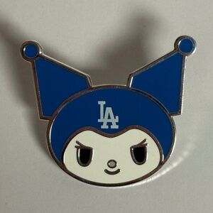LA Dodgers Kuromi Chrome Hat Pin Pins Fitted New Era Hats Hatpin Los Angeles